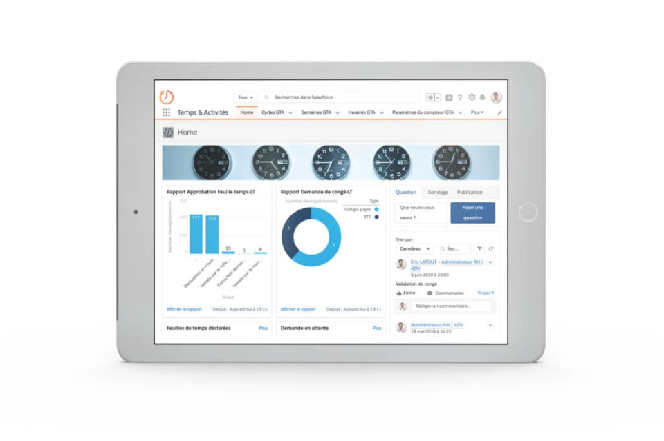 screenshot of Agile HR Technology